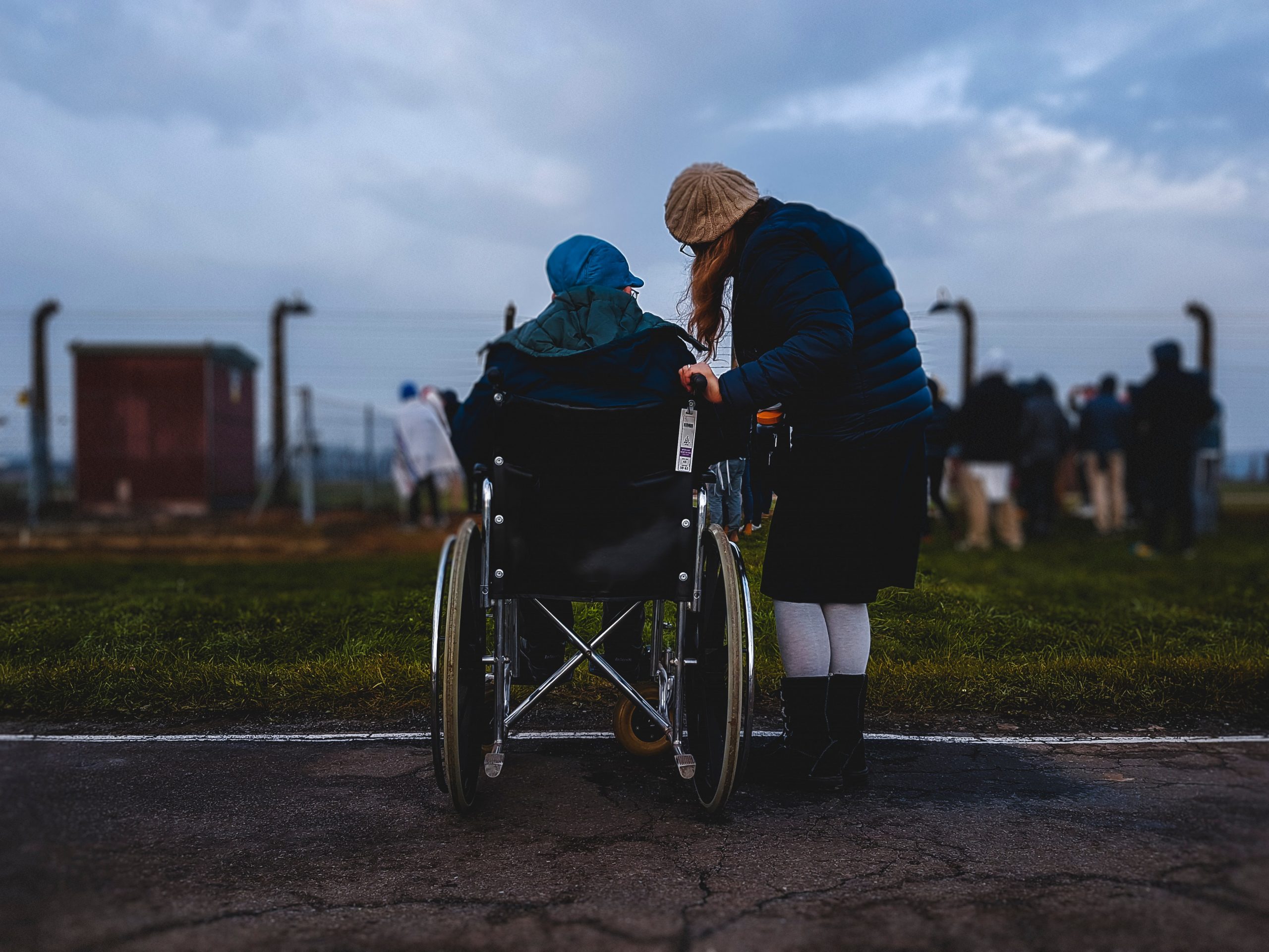 elderly people exercising